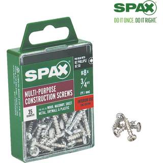 SCRW SPAX PH 8X3/4 """" """" BX35 (pakke med 1)