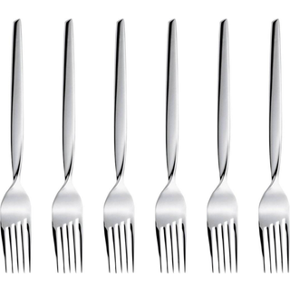 Gense Cake fork Twist 16 cm 6 pieces Glossy steel