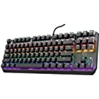 Trust GXT 834 Callaz tastatur Spil USB QWERTY Engelsk Sort