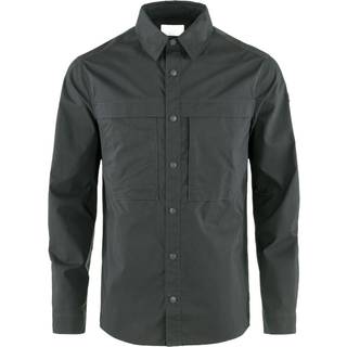 Fjällräven Men's Abisko Trail Shirt Long Sleeve Dark Grey, XL