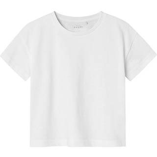 NAME IT Kort Boxy T-Shirt Vita Bright White