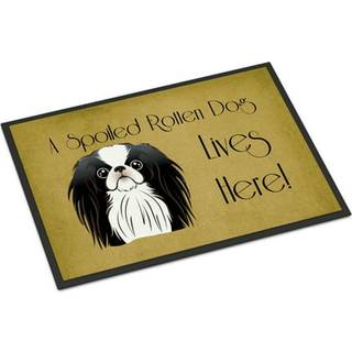 """" Caroline's Treasures BB1478Mat Japanese Chin forkælet hundeliv her indendørs eller udendørs mat 18 x 27 """" """" Multicolor """"