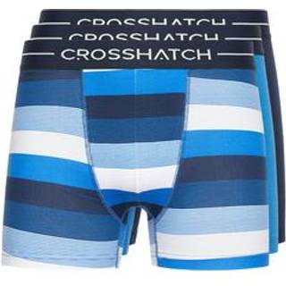 Crosshatch Herre Avocet Tre Pak Underbukser Blå