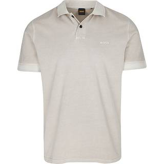 Poloshirt i bomuldspiqué med logoprint