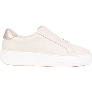 Jones Bootmaker Jones Bootmaker White Fernanda Leather Trainers