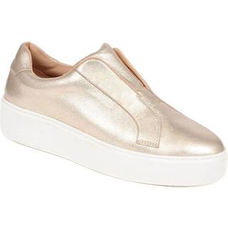 Jones Bootmaker Jones Bootmaker Gold Fernanda Leather Trainers
