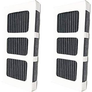 Nispira Air Filter plisseret til køleskab kompatibel med Paultra2 Ultra 2 Pure Air 2 Frigidaire og Electrolux køleskabe Del 5303918847 2 Filtre