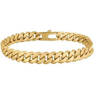 Panser Armbånd, Mat Guld, 23 cm