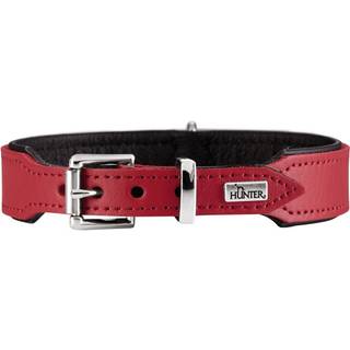 Hunter Collar Basic Hundehalsbånd størrelse Halsumfang 51-58 cm farve red/black