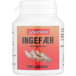 Lekaform Ingefær (100 tabl)