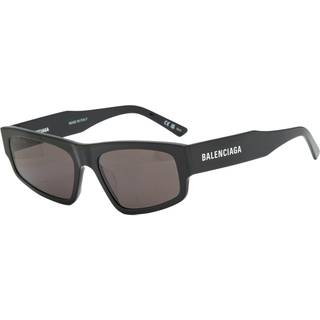 Balenciaga BB0305S Asian Fit 001 56 Solbriller Mænd Black - Black - 56mm