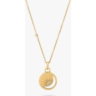 Olivia Burton Celestial Sun Gold IP Pendant Necklace - Adjustable