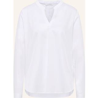 Satin Shirt Blouse in white plain
