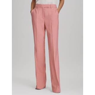 Reiss Reiss Pink Millie Flared Suit Trousers