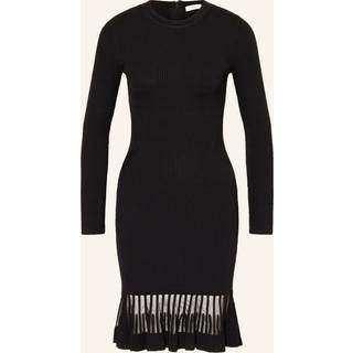 Reiss Teagan Strikket Transparent Mini KjoleMiddel