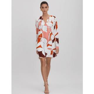Reiss Tanya Printet Slips Neck Mini KjoleEU 32 (UK 4)