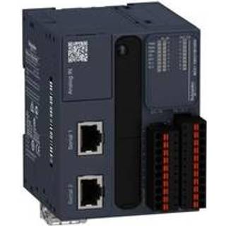 Schneider Tm221 plc, di8,ai2,do8 relæ, fk, 24v