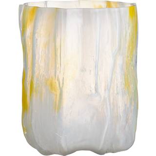 Kosta Boda - Crackle Vas Lemon Sorbet 270 mm - Vaser - Åsa Jungnelius - Gul