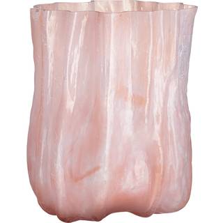 Kosta Boda Crackle vase 27 cm Perlerosa