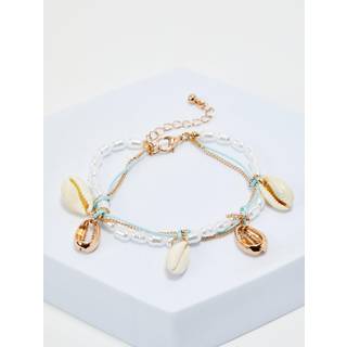 Mens Multi Shell Bracelet