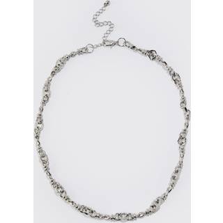 Mens Silver Knot Chain Necklace