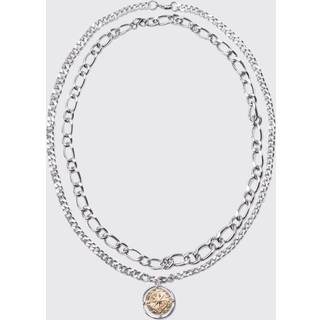 Mens Silver Pendant Necklace