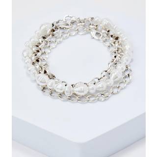 Mens Silver Multi Pack Bracelets