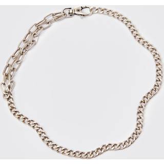 Mens Silver Chunky Chain Necklace