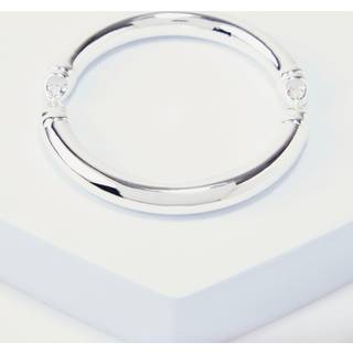 Mens Silver Bangle Link Bracelet