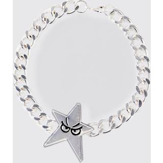 Mens Silver Star Bracelet