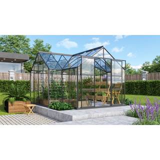 Vitavia Sirius 13000 Sort Drivhus 3mm Hærdet Glas M/cresting