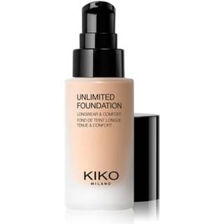 KIKO Milano Unlimited Foundation Langtidsholdbar flydende foundation med mat effekt Skygge 02 Rose 30 ml - 30 ml