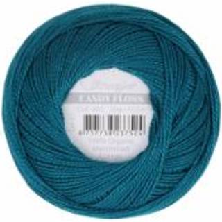 Scheepjes Candy Floss 401 Mørk Teal Indhold: 100% merceriseret bomuld Anbefalede pinde: 0.75-1.25 mm Vægt/løbelængde: 20 gr = 165 meter Maskinvask: 40℃/Tørres fladt.