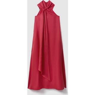 Reiss Reiss Coral Odell Linen Blend Drape Maxi Dress