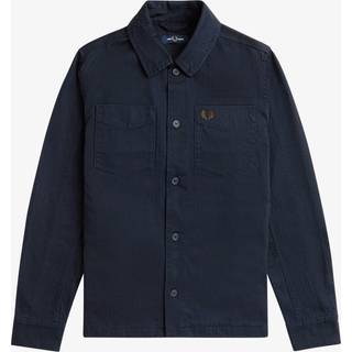 Fred Perry Herren Overshirt blau