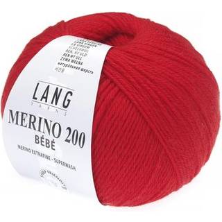 Lang Yarns Merino 200 Bébé - Rød