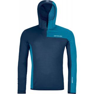 Ortovox Fleece Light Grid ZN Hoody Fleecesweatere Herrer størrelse L farve blå