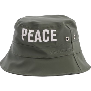Beckholmen Matte Bucket Hat Dark Green - Dark Green - XS