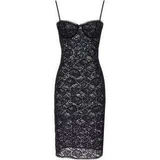 Oséree O-Lover floral lace midi dress - black - M