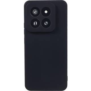 EIDERWOOD Xiaomi 14 Pro Fleksibelt TPU Plastik Bagside Cover - Sort
