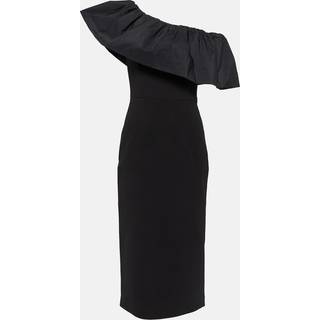 Rebecca Vallance After Hours one-shoulder crÃªpe midi dress - black - XXS