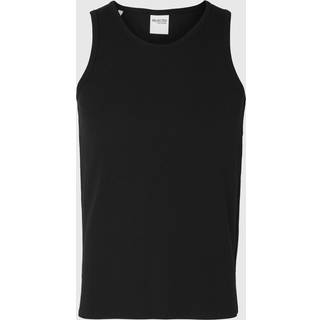 Selected Spencer Rib Tank Top Black