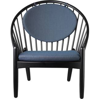 FDB Møbler J166 Jørna stol Oak black painted-dark blue