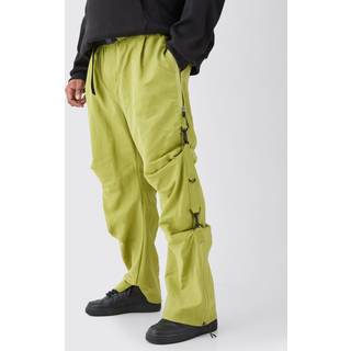 Mens Sage Plus Elasticated Waistband Relaxed Nylon Trouser