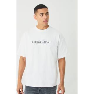 Mens White Oversized Interlock Limited Edition T-shirt