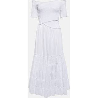Poupette St Barth Soledad midi dress - white - M