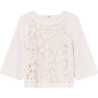 Gustav Maddie short knit cape 52404 Off White