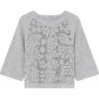 Gustav Maddie short knit cape 52404 Steel