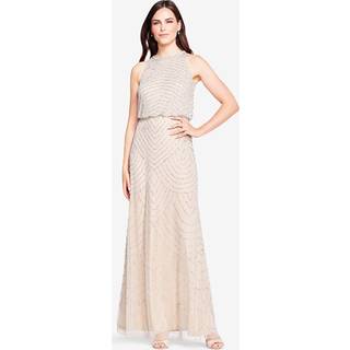Adrianna Papell Adrianna Papell Beaded Halter Gown