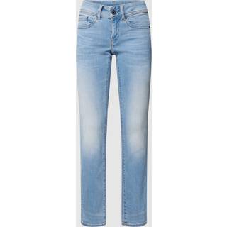 Midge Saddle Mid Straight Jeans - Medium blue - Women